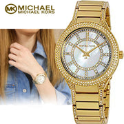 Shop Authentic Michael Kors Kerry Mother of Pearl Dial Gold Steel Strap Watch for Women - MK3312 - Luxxuri