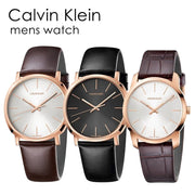  Shop Authentic Calvin Klein Posh Silver Dial Brown Leather Strap Watch for Men - K8Q316G6 - Luxxuri