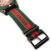  Shop Authentic Gucci Dive Green & Red Dial Green & Red Nylon Strap Watch For Men - YA136216 - Luxxuri
