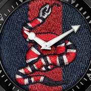  Shop Authentic Gucci Dive Blue & Red Dial Blue & Red Nylon Strap Watch For Men - YA136214 - Luxxuri