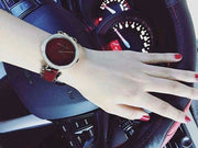  Shop Authentic Michael Kors Parker Mother of Pearl Red Dial Two Tone Steel Strap Watch for Women - MK6427 - Luxxuri