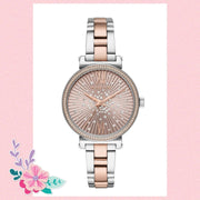  Shop Authentic Michael Kors Sofie Quartz Rose Gold Dial Two Tone Steel Strap Watch For Women - MK3972 - Luxxuri