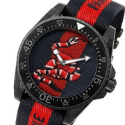  Shop Authentic Gucci Dive Blue & Red Dial Blue & Red Nylon Strap Watch For Men - YA136214 - Luxxuri