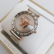  Shop Authentic Versace Palazzo Empire Silver Dial Silver Mesh Bracelet Watch for Women - VEDV00419 - Luxxuri