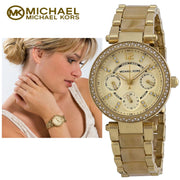  Shop Authentic Michael Kors Parker Gold DIal Gold Steel Strap Watch for Women - MK5842 - Luxxuri