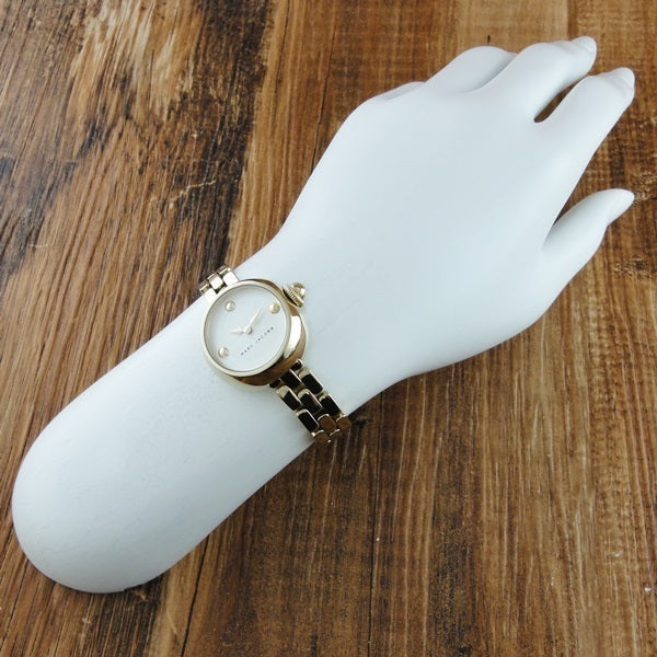 Shop Authentic Marc Jacobs Courtney White Dial Gold Steel Strap Watch for Women - MJ3457 - Luxxuri