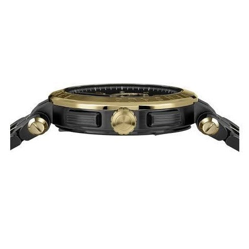  Shop Authentic Versace Aion Chronograph Black Dial Black Steel Strap Watch for Men - VE1D01620 - Luxxuri