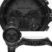  Shop Authentic Michael Kors Grayson Chronograph Black Dial Black Steel Strap Watch For Men - MK9109 - Luxxuri