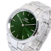  Shop Authentic Daniel Wellington Iconic Link Emerald Green Dial Silver Steel Strap Watch For Men - DW00100427 - Luxxuri