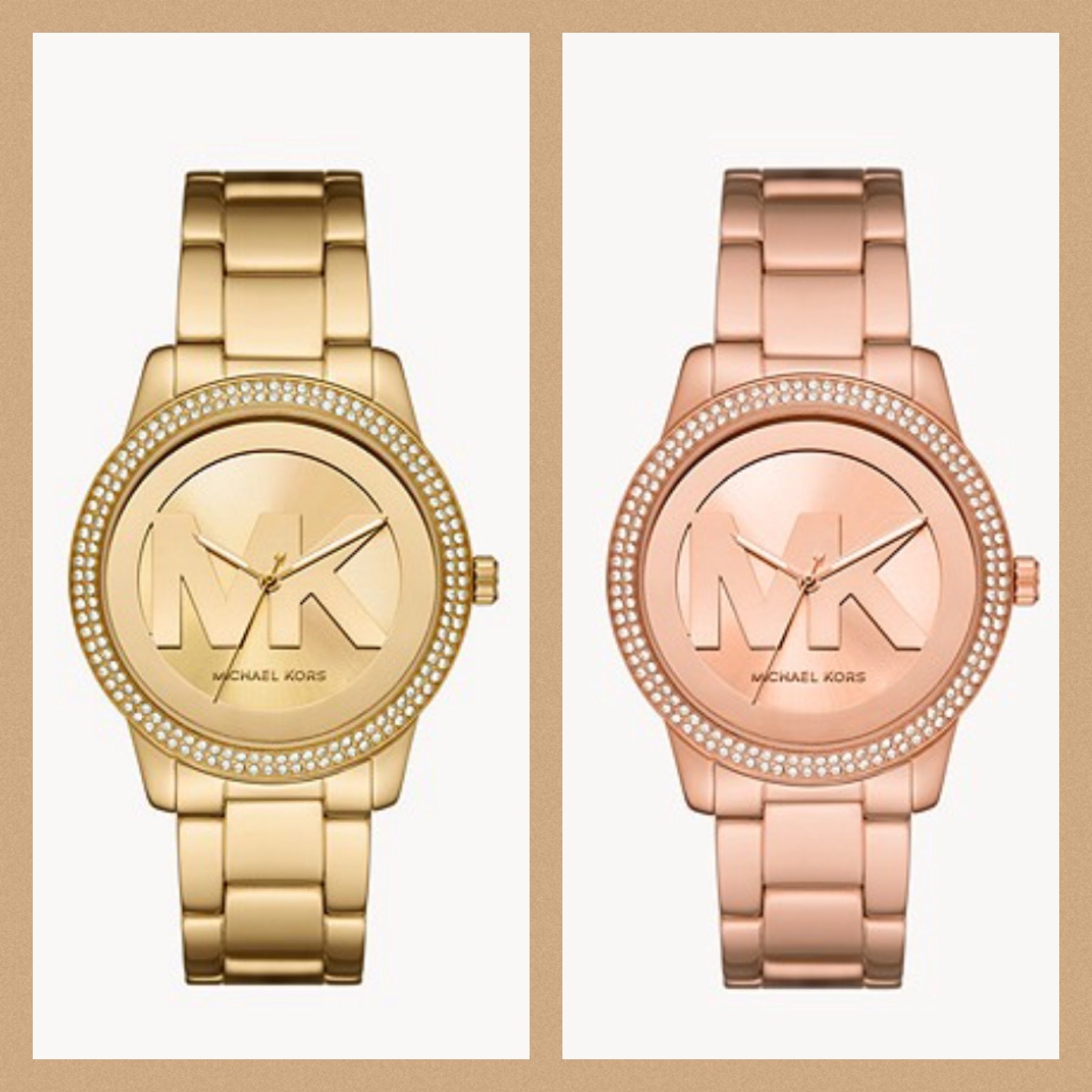  Shop Authentic Michael Kors Tibby Quartz Rose Gold Dial Rose Gold Steel Strap Watch For Women - MK6880 - Luxxuri