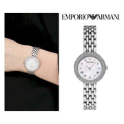  Shop Authentic Emporio Armani Rosa Quartz White Dial Silver Steel Strap Watch For Women - AR11354 - Luxxuri
