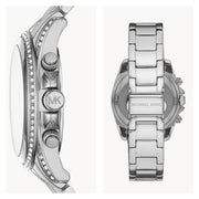  Shop Authentic Michael Kors Brinkley Silver Dial with Diamonds Silver Steel Strap Watch for Women - MK5083 - Luxxuri