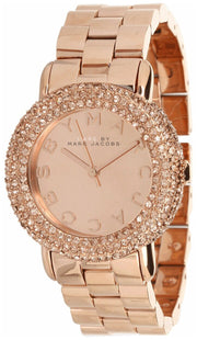  Shop Authentic Marc Jacobs Marci Crystals Rose Gold Dial Rose Gold Steel Strap Watch for Women - MBM3192 - Luxxuri