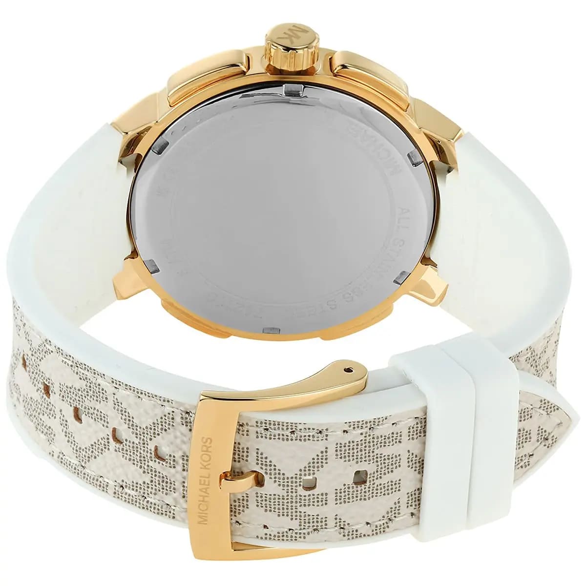  Shop Authentic Michael Kors Sydney Quartz White Dial White Leather Strap Watch For Women - MK7221 - Luxxuri