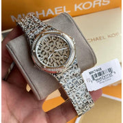  Shop Authentic Michael Kors Lennox Analog Crystals Silver Dial Silver Steel Strap Watch For Women - MK7408 - Luxxuri