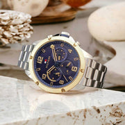  Shop Authentic Tommy Hilfiger Blaze Chronograph Blue Dial Silver Steel Strap Watch for Men - 1792031 - Luxxuri