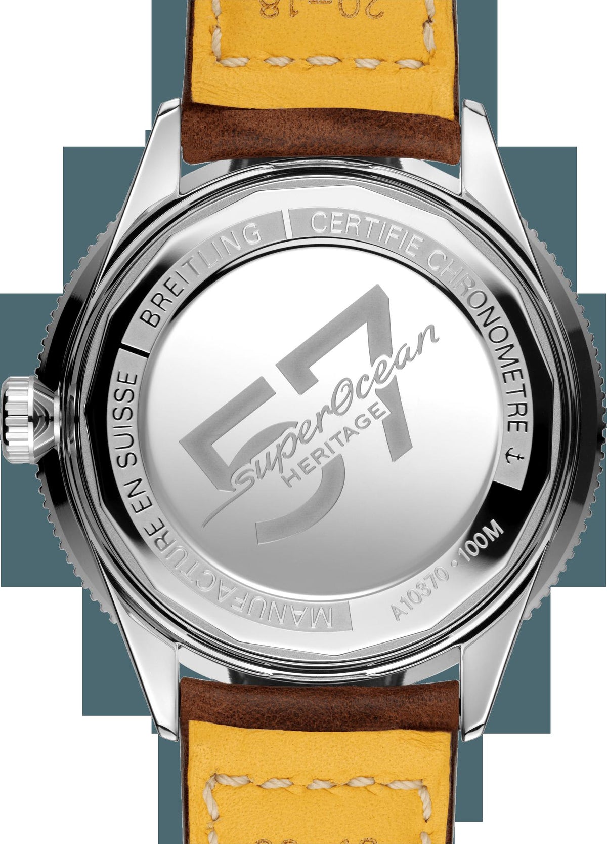  Shop Authentic Breitling Superocean Heritage '57 Blue Dial Brown Leather Strap Watch for Men - A10370161C1X1 - Luxxuri