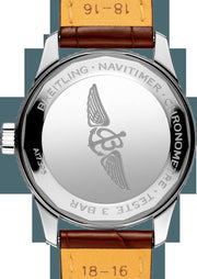  Shop Authentic Breitling Navitimer Automatic 35 Brown Dial Brown Leather Strap Watch for Men - A17395201K1P1 - Luxxuri