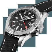 Shop Authentic Breitling Avenger Automatic GMT 43 Black Dial Black Nylon Strap Watch for Men - A32397101B1X1 - Luxxuri