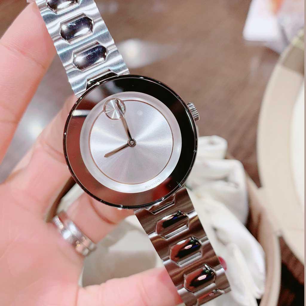  Shop Authentic Movado Bold Silver Dial Silver Steel Strap Watch For Women - 3600381 - Luxxuri