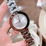  Shop Authentic Movado Bold Silver Dial Silver Steel Strap Watch For Women - 3600381 - Luxxuri