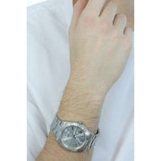  Shop Authentic Guess Connoisseur Silver Dial Silver Steel Strap Watch for Men - GW0265G6 - Luxxuri