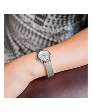  Shop Authentic Calvin Klein Minimal White Dial Silver Mesh Bracelet Watch for Women - K3M23126 - Luxxuri