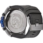  Shop Authentic Diesel Mega Chief Chronograph Black Dial Black Leather Strap Watch For Men - DZ4500 - Luxxuri