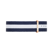  Shop Authentic Daniel Wellington Classic Glasgow White Dial Two Tone NATO Strap Watch For Women - DW00100031 - Luxxuri