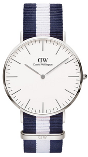  Shop Authentic Daniel Wellington Classic Glasgow White Dial Two Tone NATO Strap Watch For Men - DW00100018 - Luxxuri