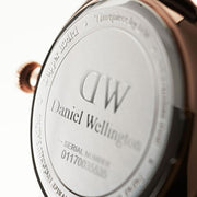  Shop Authentic Daniel Wellington Dapper York White Dial Brown Leather Strap Watch For Women - DW00100093 - Luxxuri