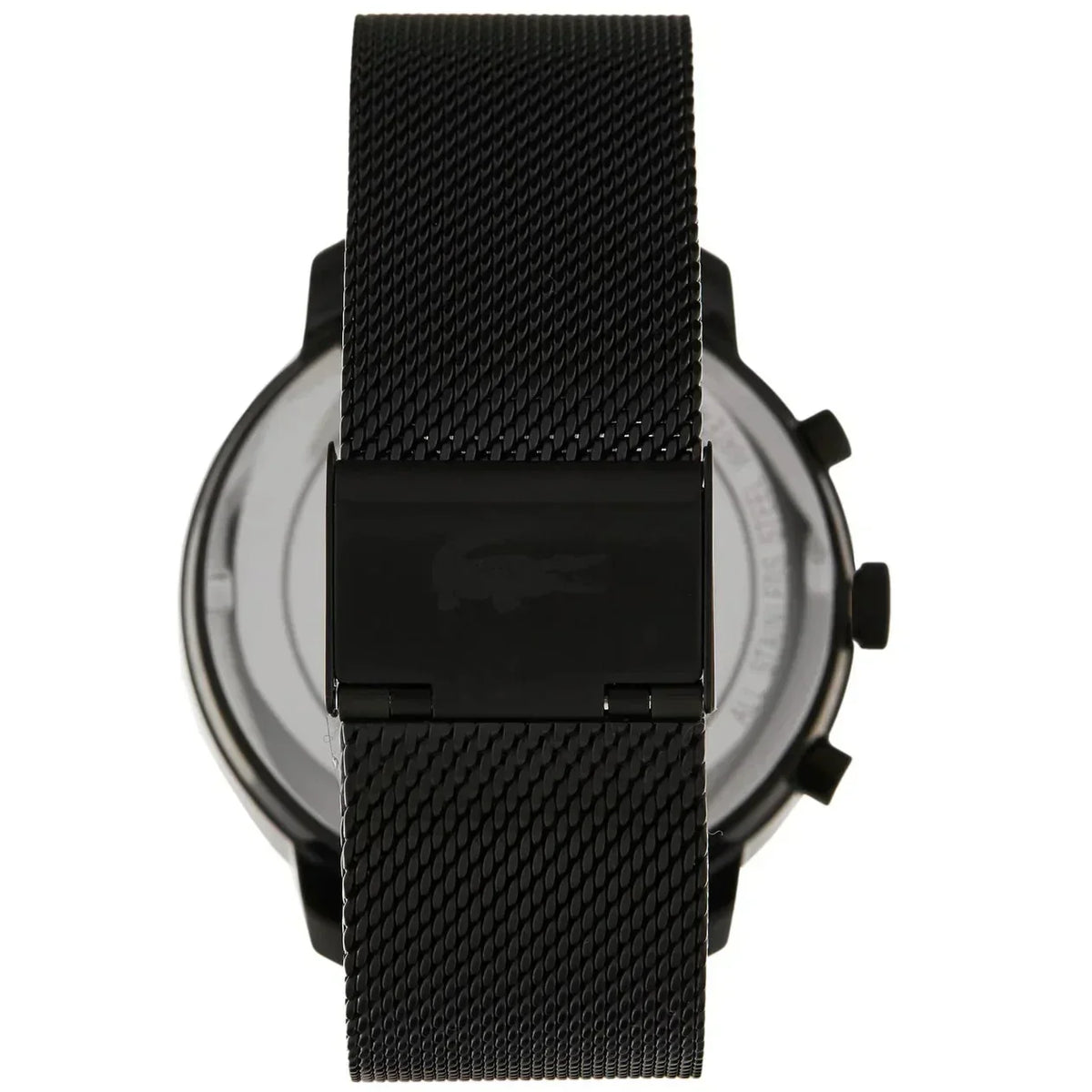 Lacoste Replay Black Dial Black Steel Strap Watch for Men - 2011194