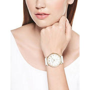  Shop Authentic Marc Jacobs Baker White Dial White Leather Strap Watch for Women - MBM1283 - Luxxuri