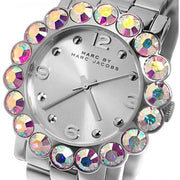 Shop Authentic Marc Jacobs Amy Silver Dial Silver Steel Strap Watch for Women - MBM3222 - Luxxuri