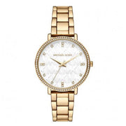  Shop Authentic Michael Kors Pyper Three Hand White Dial Gold Steel Strap Watch For Women - MK4666 - Luxxuri