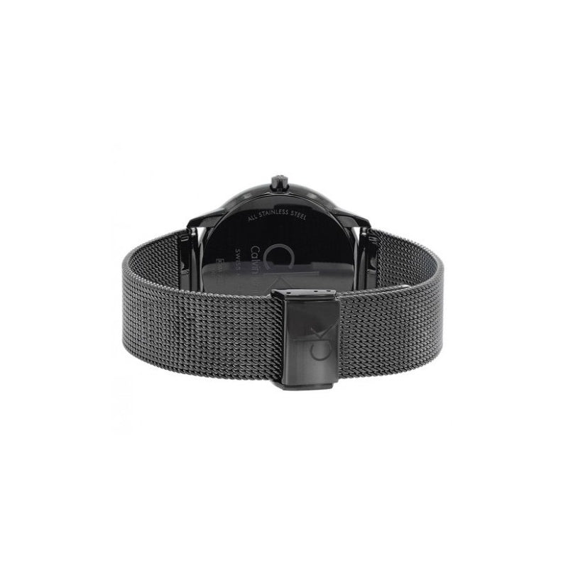  Shop Authentic Calvin Klein Minimal Grey Dial Grey Mesh Bracelet Watch for Men - K3M517P4 - Luxxuri