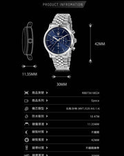  Shop Authentic Maserati Epoca Chronograph Blue Dial Silver Steel Strap Watch For Men - R8873618024 - Luxxuri