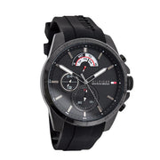  Shop Authentic Tommy Hilfiger Decker Black Dial Black Rubber Strap Watch for Men - 1791352 - Luxxuri