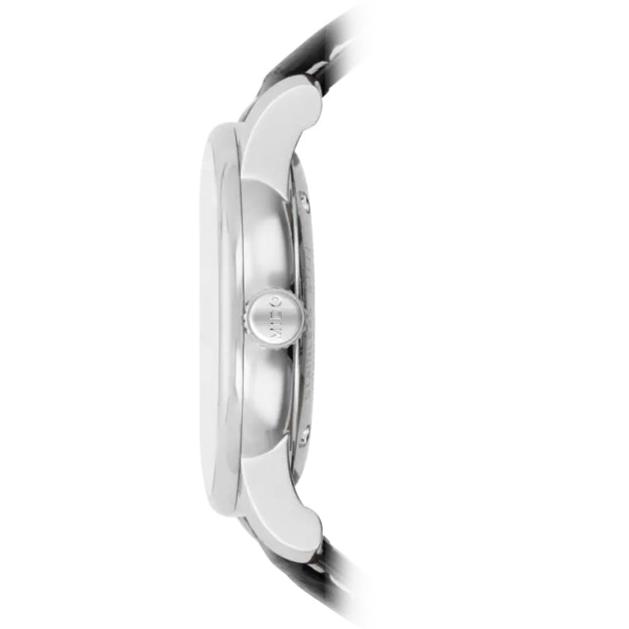  Shop Authentic Mido Baroncelli III Automatic Silver Dial Black Leather Strap Watch For Women - M7600.4.21.4 - Luxxuri