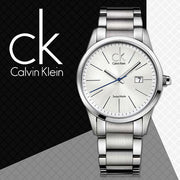  Shop Authentic Calvin Klein Bold Silver Dial Silver Steel Strap Watch for Men - K2246120 - Luxxuri