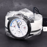  Shop Authentic Tommy Hilfiger Aiden Chronograph White Dial White Rubber Strap Watch For Men - 1791862 - Luxxuri