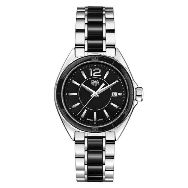  Shop Authentic Tag Heuer Formula 1 Quartz Black Dial Two Tone Steel Strap Watch for Women - WBJ141AA.BA0973 - Luxxuri