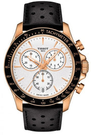  Shop Authentic Tissot V8 Quartz Chronograph White Dial Black Rubber Strap Watch For Men - T106.417.36.031.00 - Luxxuri