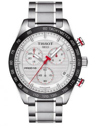  Shop Authentic Tissot T Sport PRS 516 Chronograph White Dial Silver Steel Strap Watch For Men - T100.417.11.031.00 - Luxxuri