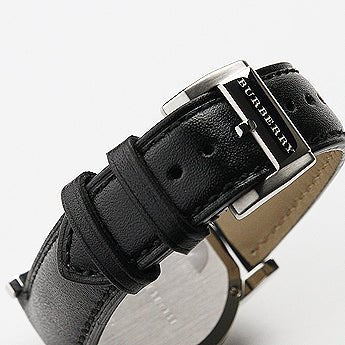  Shop Authentic Burberry The City Silver Dial Black Leather Strap Watch for Women - BU9106 - Luxxuri