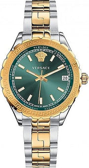  Shop Authentic Versace Hellenyium Green Dial Two Tone Steel Strap Watch for Women - V12050015 - Luxxuri