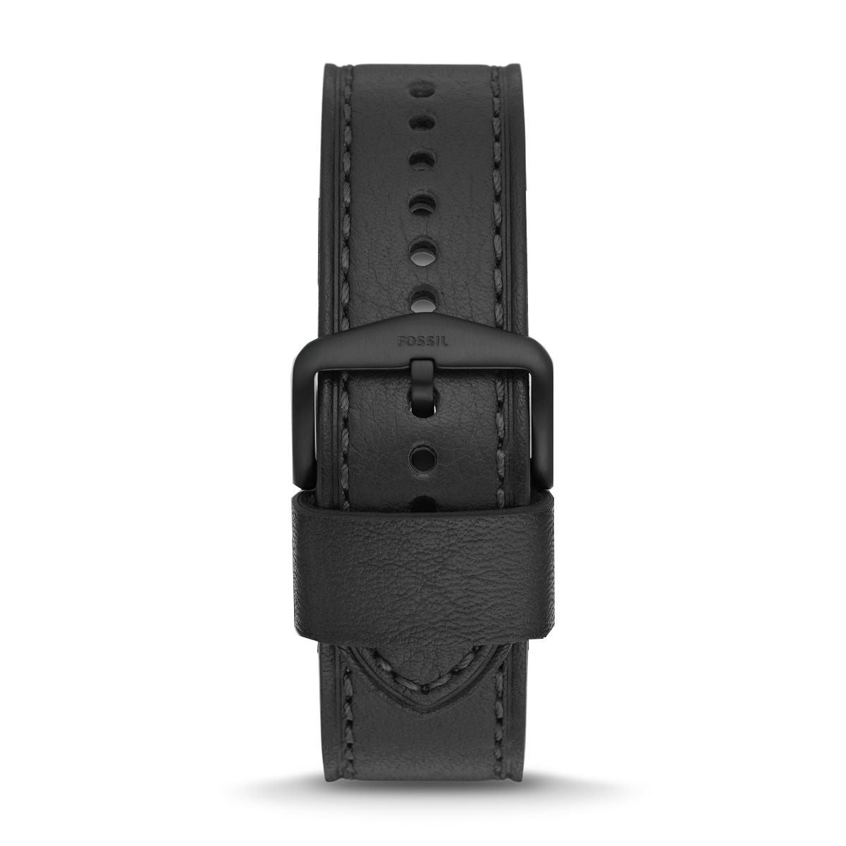  Shop Authentic Fossil Bronson Chronograph Black Dial Black Leather Strap Watch for Men - FS5874 - Luxxuri