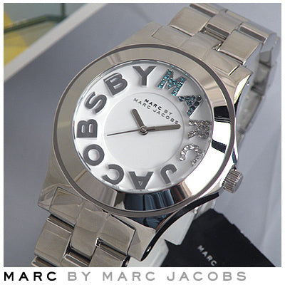  Shop Authentic Marc Jacobs Rivera White Dial Silver Steel Strap Watch for Women - MBM3136 - Luxxuri