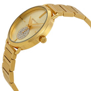 Shop Authentic Michael Kors Portia Gold Dial Gold Steel Strap Watch for Women - MK3639 - Luxxuri