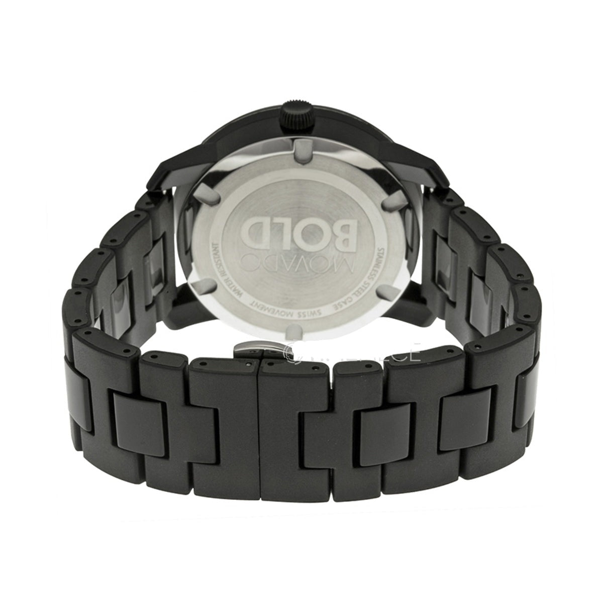  Shop Authentic Movado Bold Black Dial Black Steel Strap Watch For Men - 3600047 - Luxxuri
